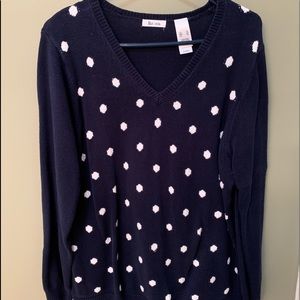 Ladies Liz & Co V-Neck Sweater size X-Large